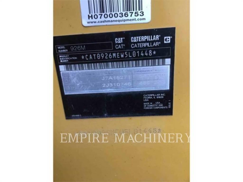 CAT 926M Gumikerekes homlokrakodók