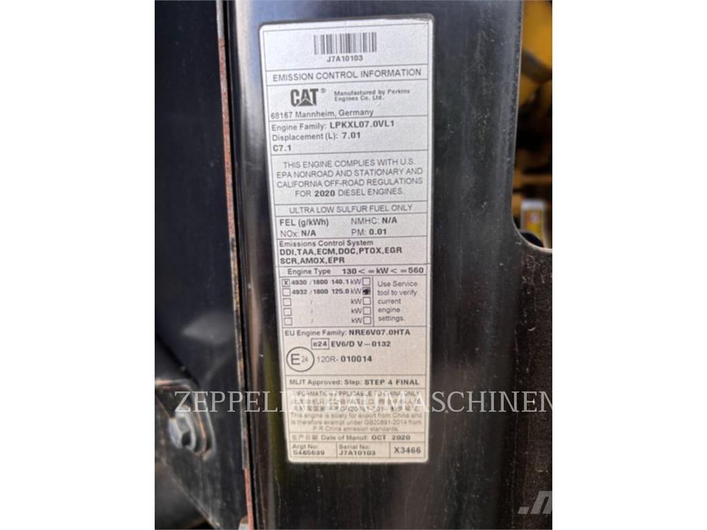 CAT 926M Gumikerekes homlokrakodók