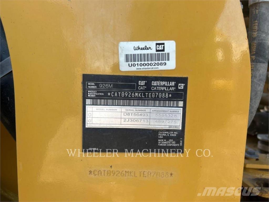 CAT 926M QC Gumikerekes homlokrakodók