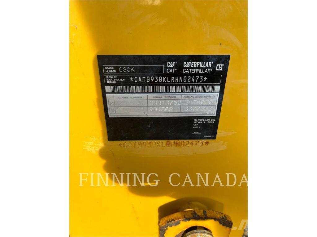 CAT 930K Gumikerekes homlokrakodók