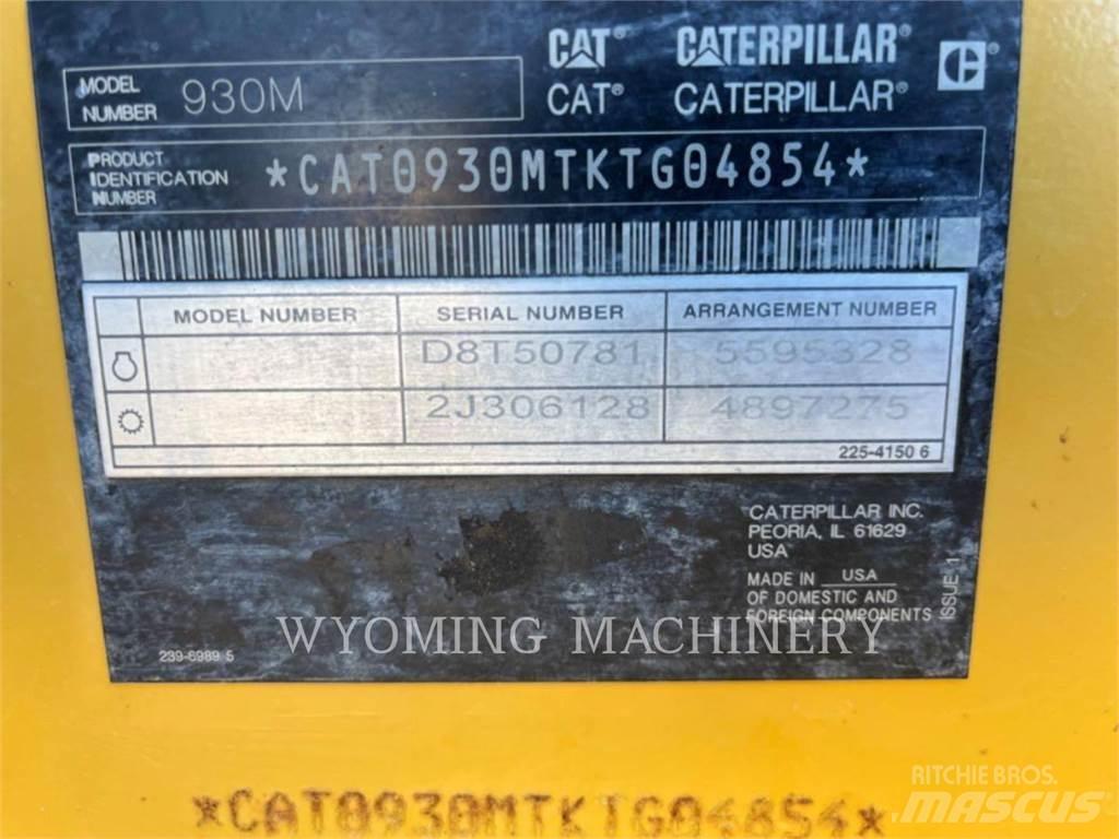 CAT 930M Gumikerekes homlokrakodók
