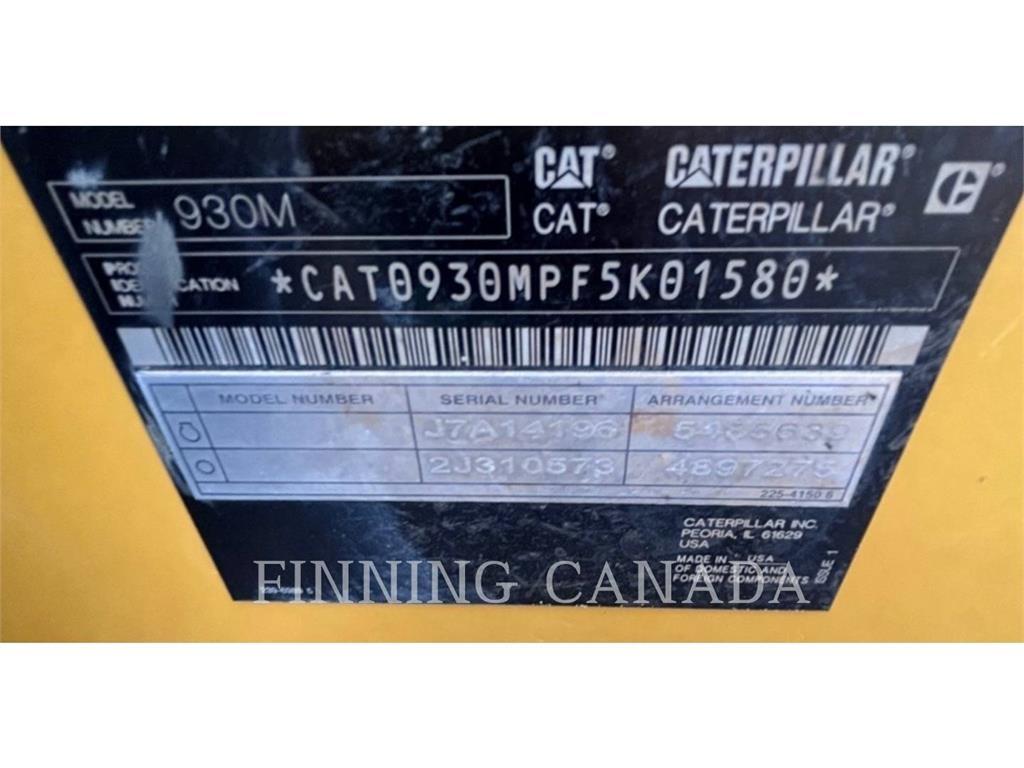 CAT 930M Gumikerekes homlokrakodók