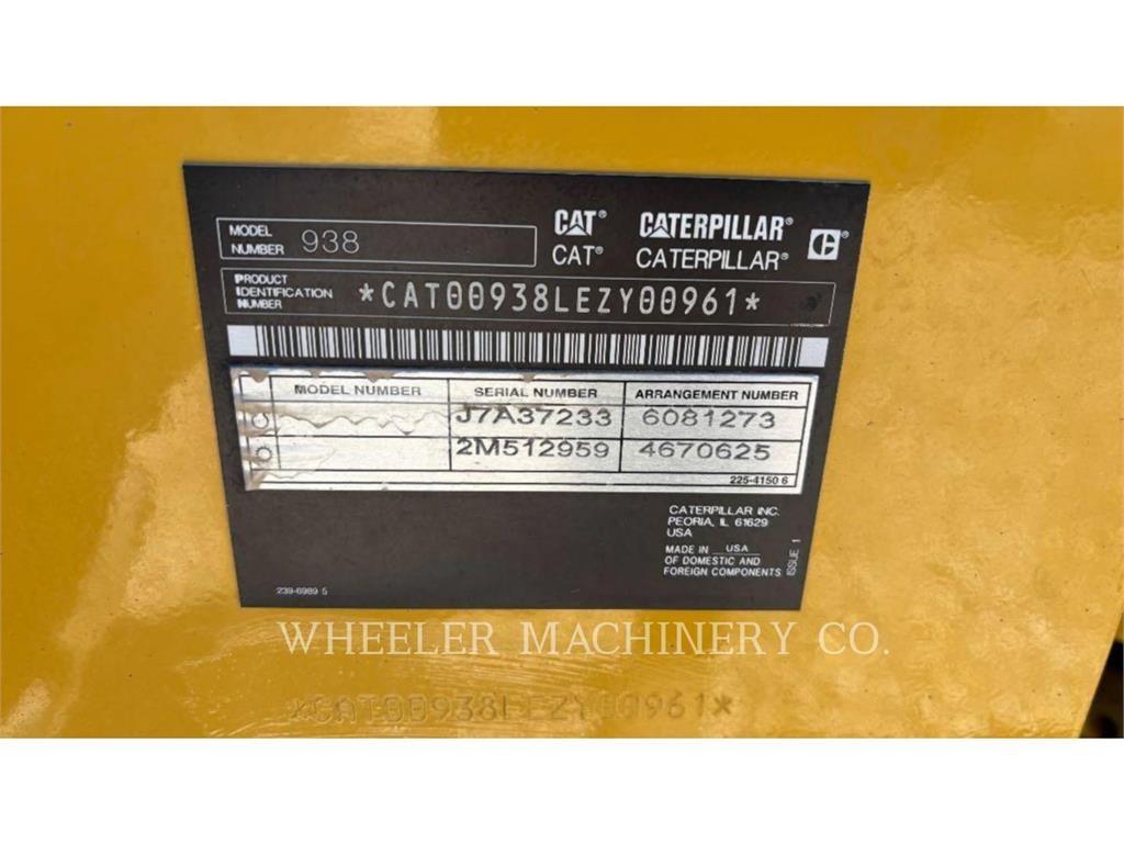CAT 938 QC Gumikerekes homlokrakodók