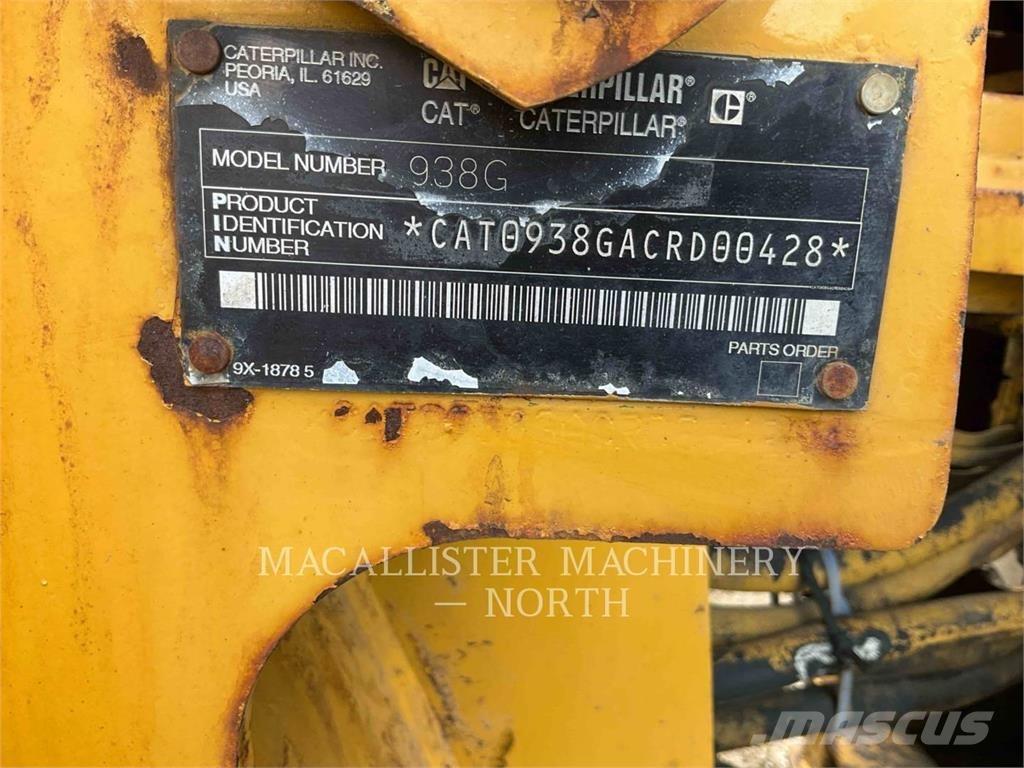 CAT 938G Gumikerekes homlokrakodók