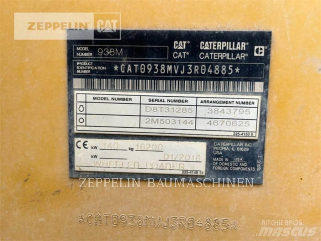 CAT 938M Gumikerekes homlokrakodók