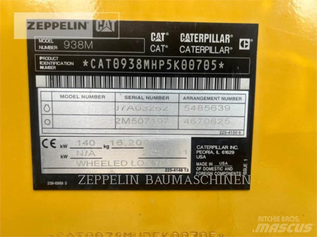 CAT 938M Gumikerekes homlokrakodók