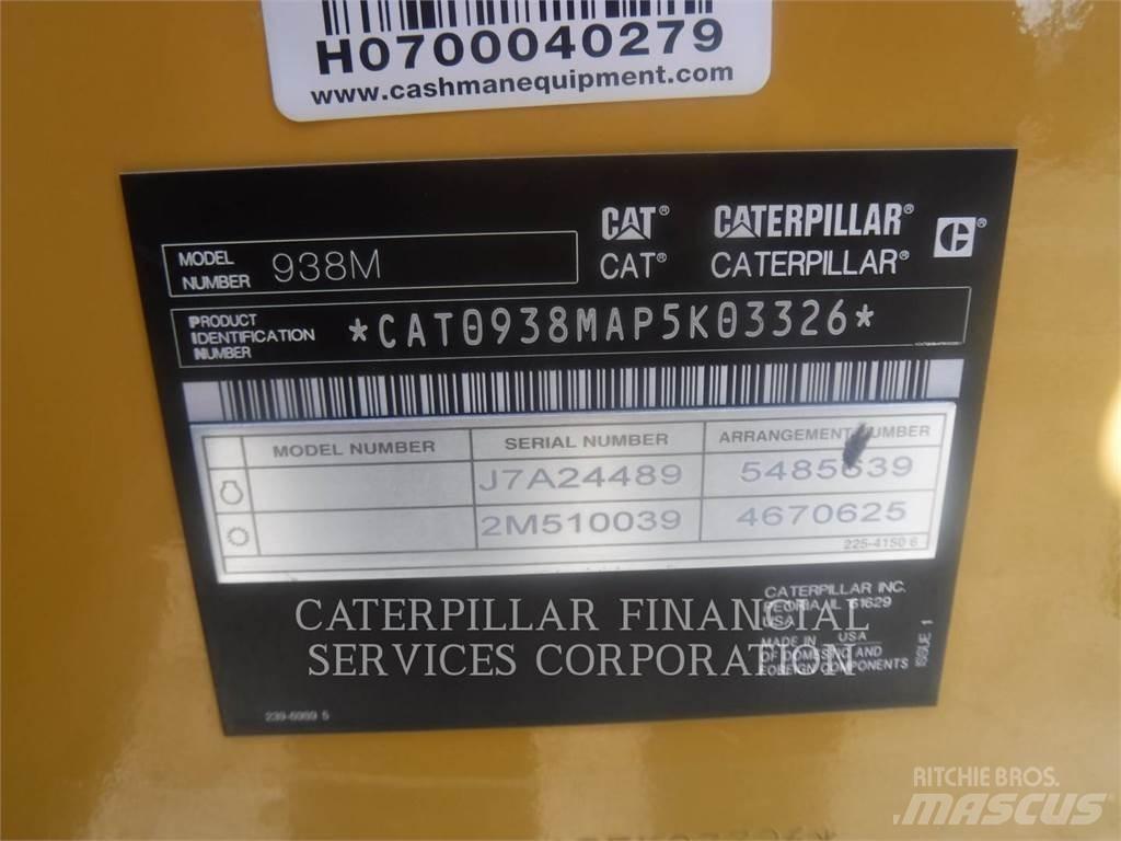 CAT 938M Gumikerekes homlokrakodók