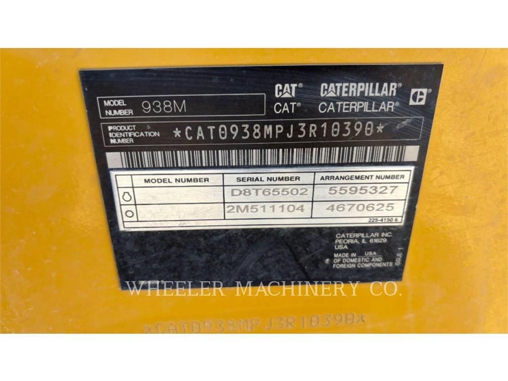 CAT 938M QC Gumikerekes homlokrakodók