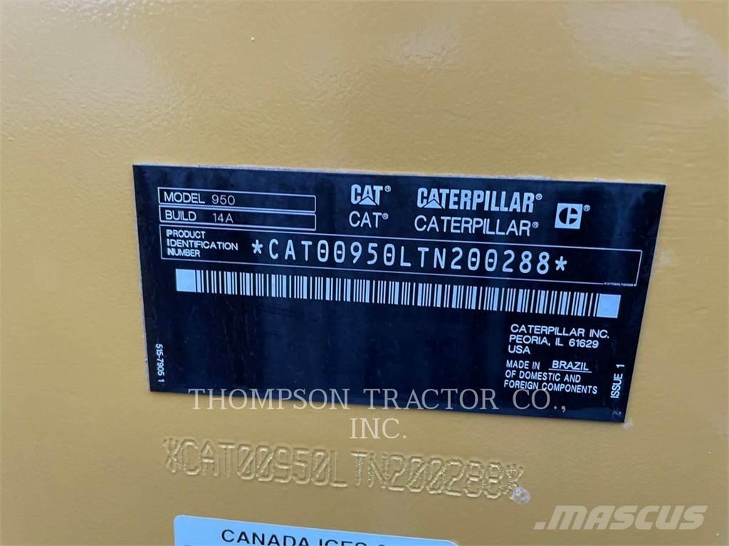 CAT 950 Gumikerekes homlokrakodók