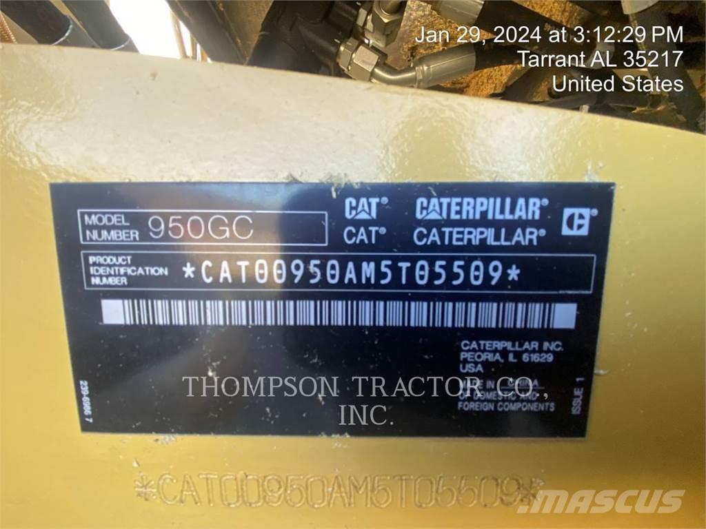 CAT 950 GC Gumikerekes homlokrakodók