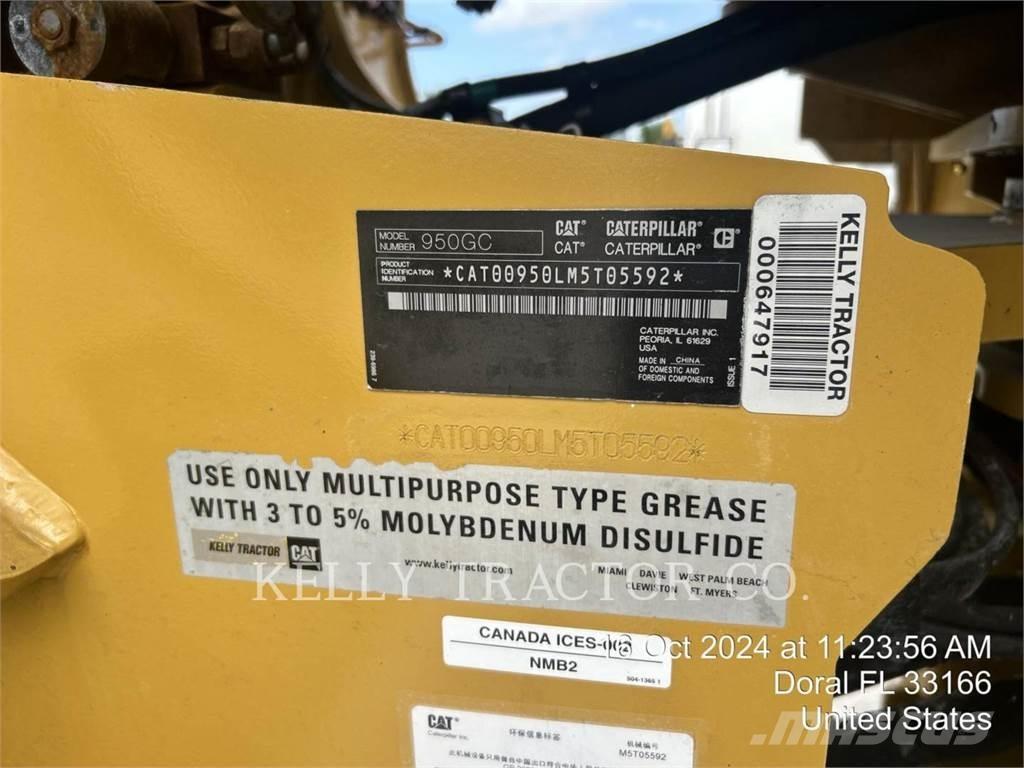CAT 950 GC Gumikerekes homlokrakodók