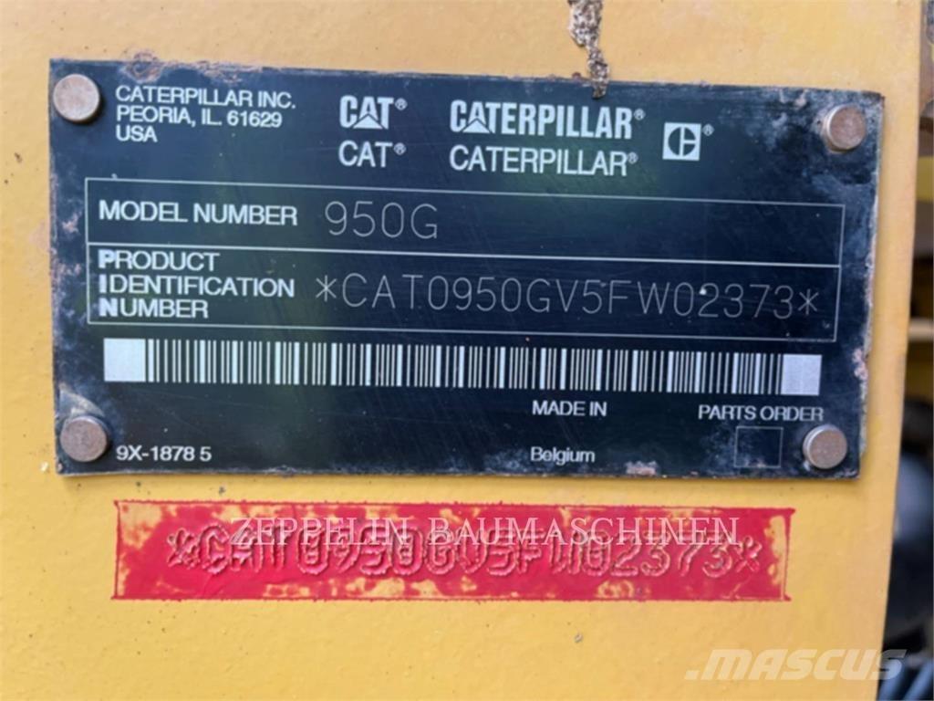 CAT 950G Gumikerekes homlokrakodók