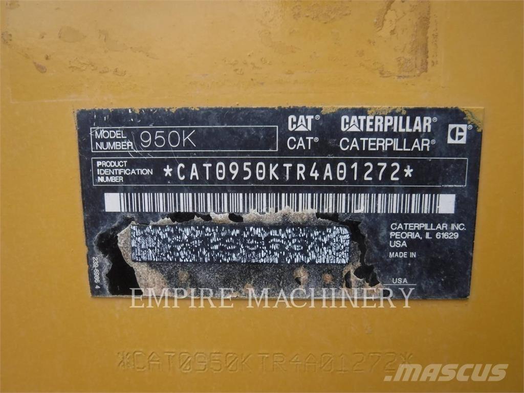 CAT 950K Gumikerekes homlokrakodók
