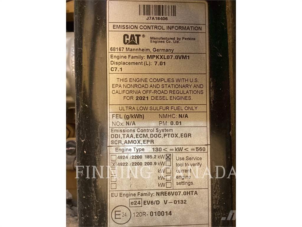 CAT 950M Gumikerekes homlokrakodók