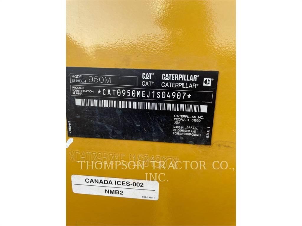 CAT 950M Gumikerekes homlokrakodók