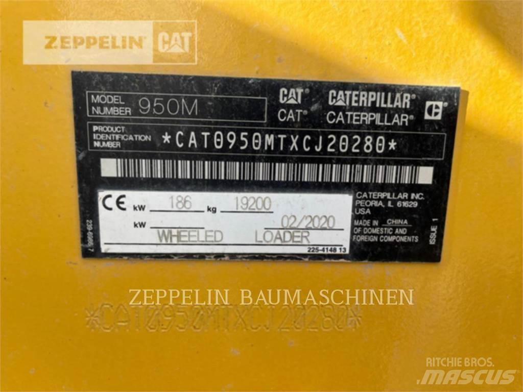 CAT 950M Gumikerekes homlokrakodók