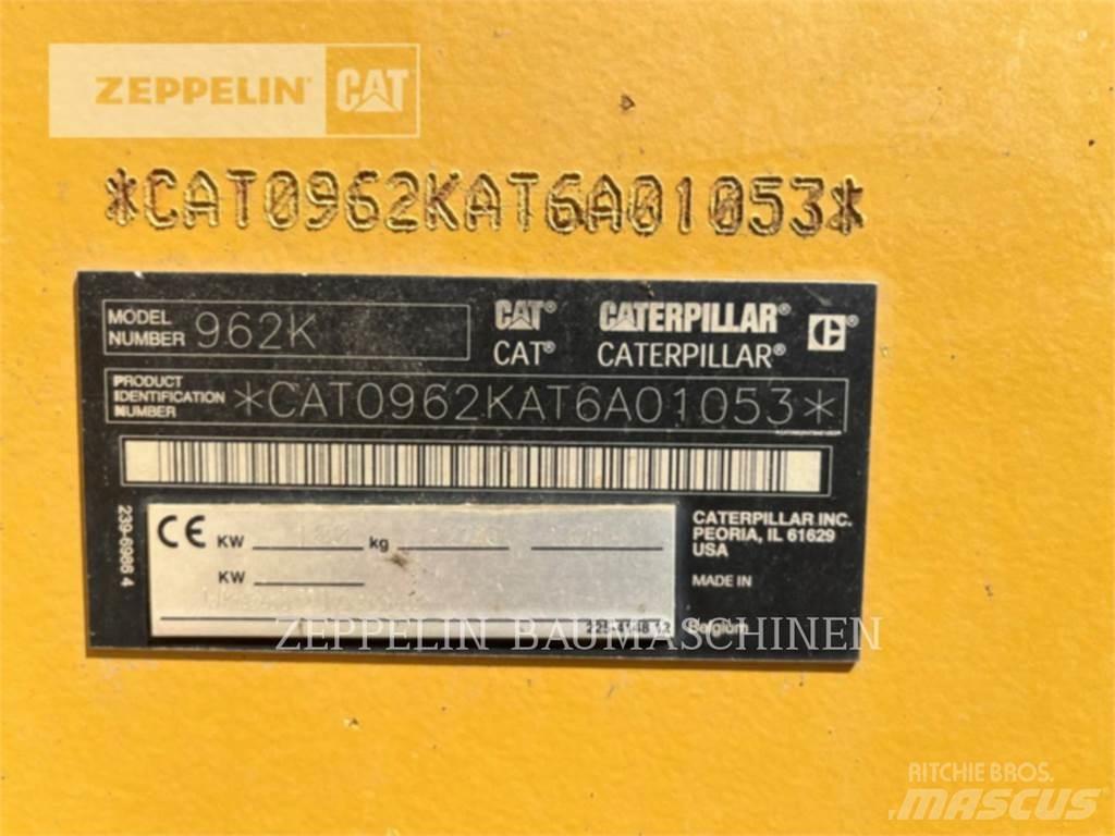 CAT 962K Gumikerekes homlokrakodók