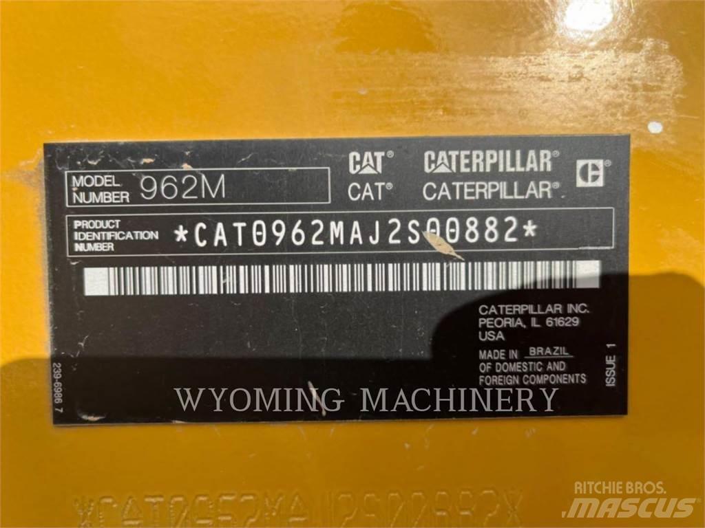 CAT 962M Gumikerekes homlokrakodók