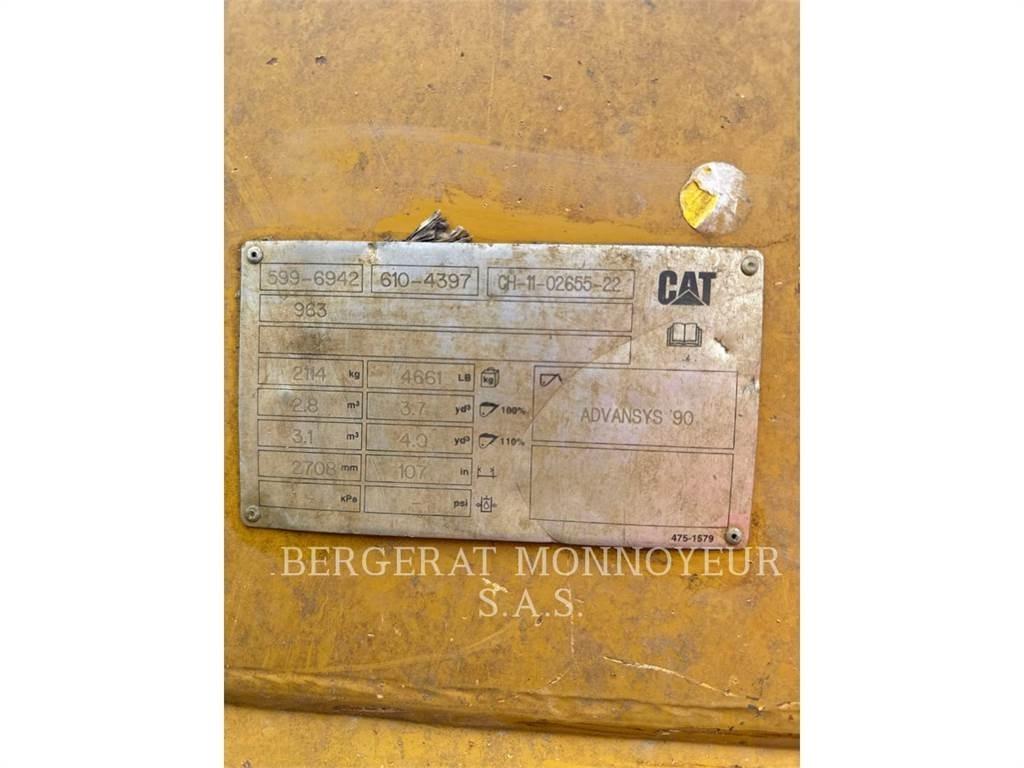 CAT 963 Lánctalpas homlokrakodók