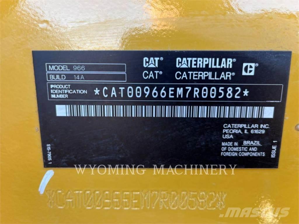CAT 966 Gumikerekes homlokrakodók