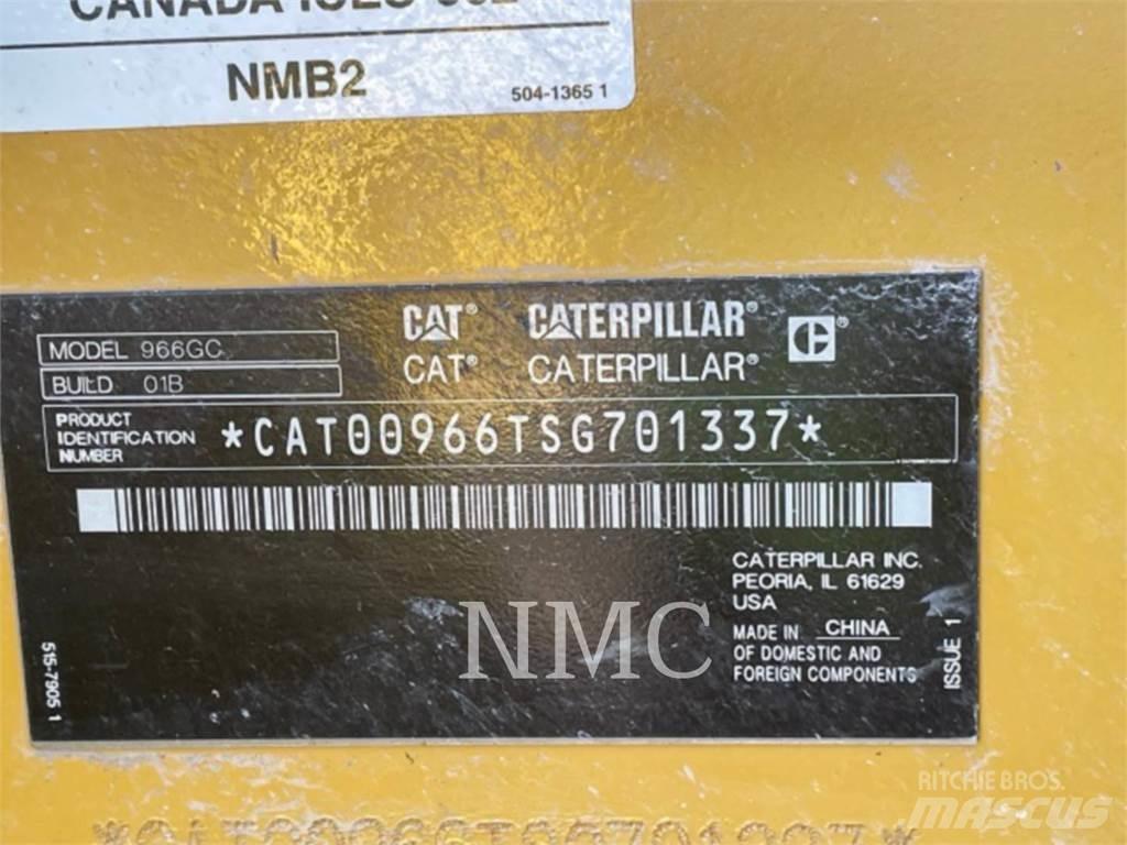 CAT 966 Gumikerekes homlokrakodók
