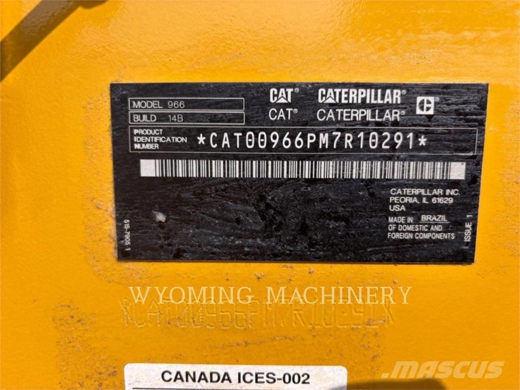 CAT 966 Gumikerekes homlokrakodók