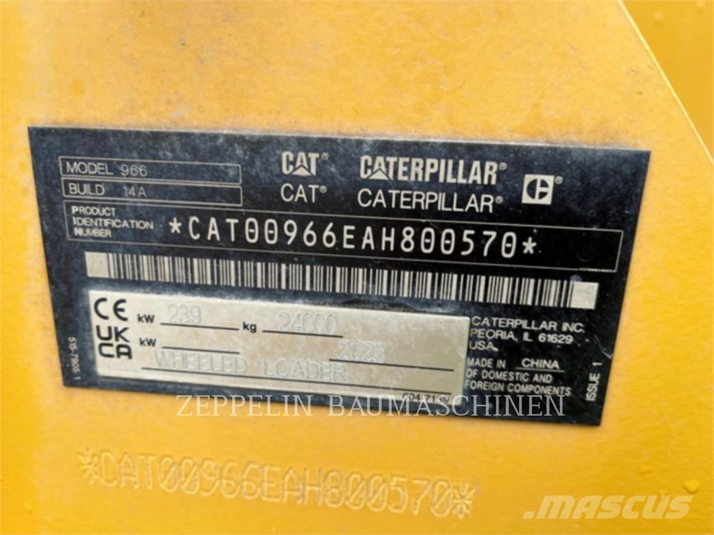 CAT 966 Gumikerekes homlokrakodók