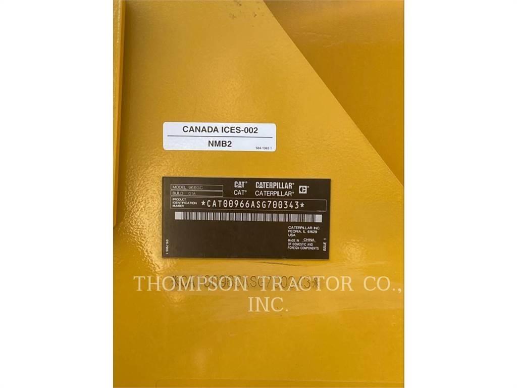 CAT 966GC Gumikerekes homlokrakodók
