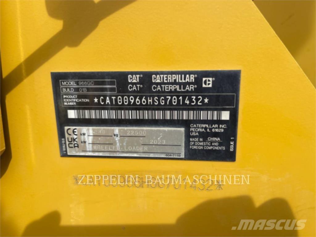 CAT 966GC Gumikerekes homlokrakodók