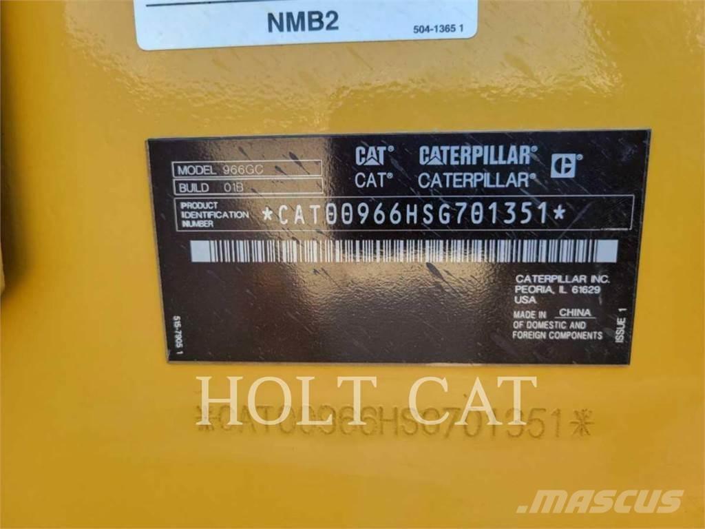 CAT 966GC QC Gumikerekes homlokrakodók