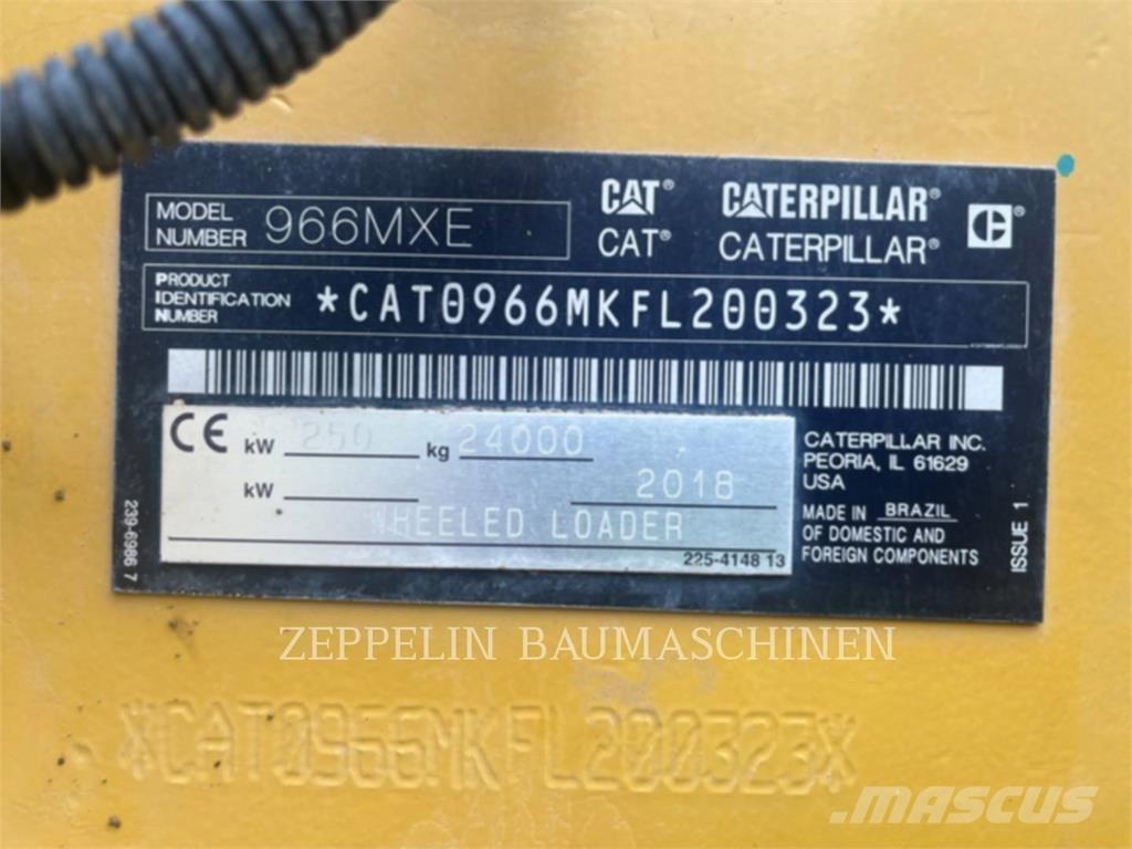 CAT 966MXE Gumikerekes homlokrakodók