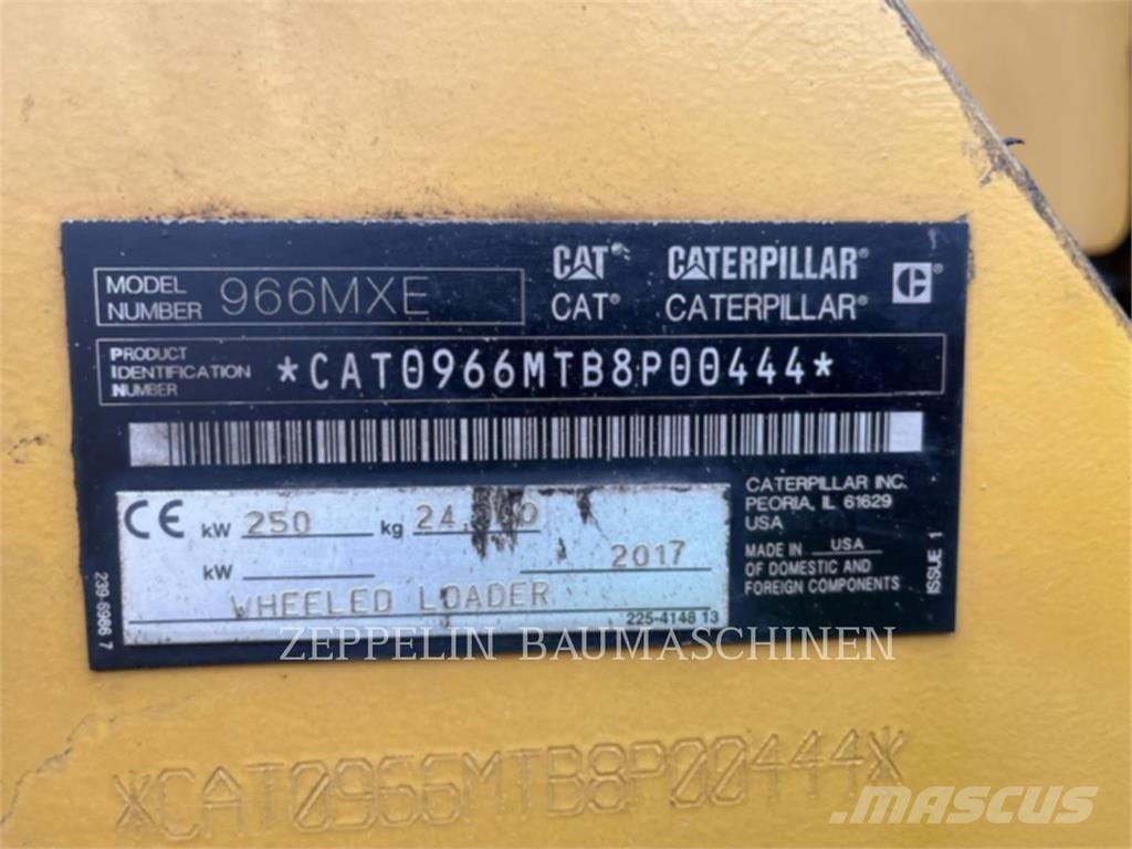 CAT 966MXE Gumikerekes homlokrakodók