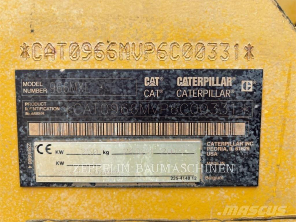 CAT 966MXE Gumikerekes homlokrakodók