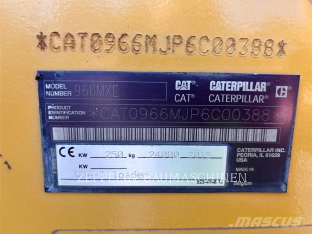 CAT 966MXE Gumikerekes homlokrakodók