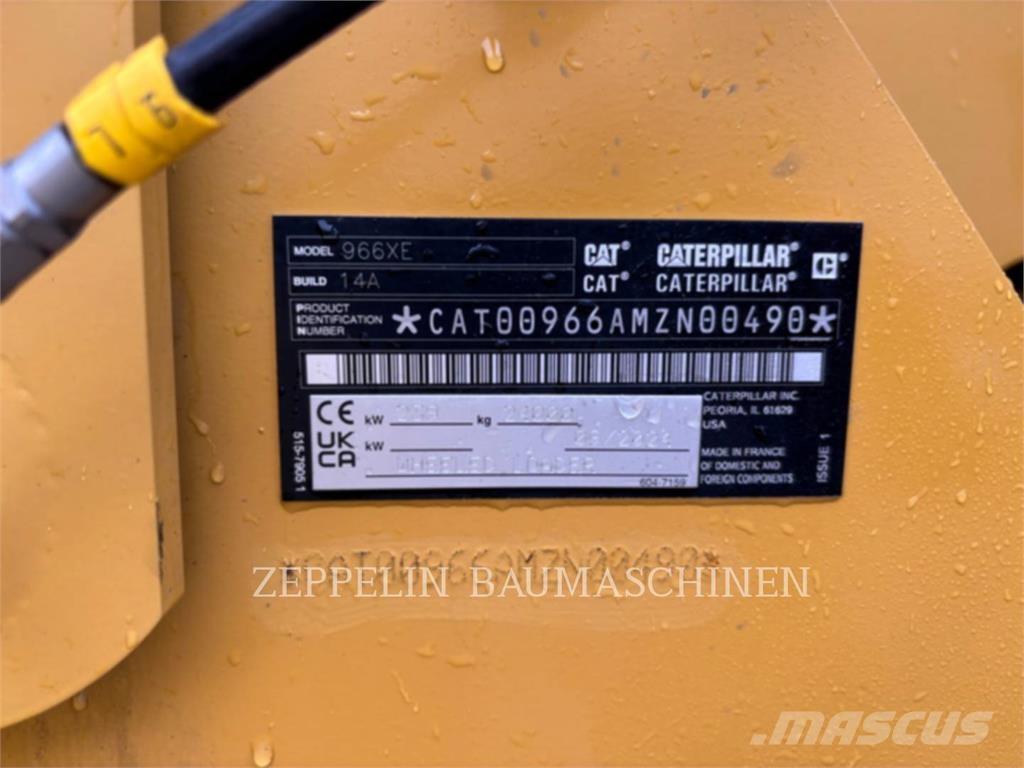 CAT 966XE Gumikerekes homlokrakodók