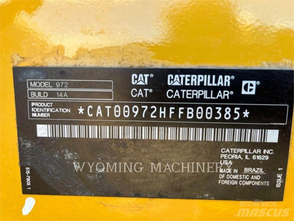 CAT 972 Gumikerekes homlokrakodók