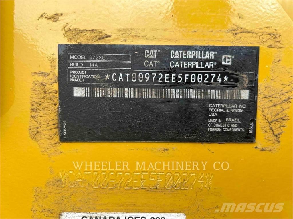 CAT 972 XE QC Gumikerekes homlokrakodók