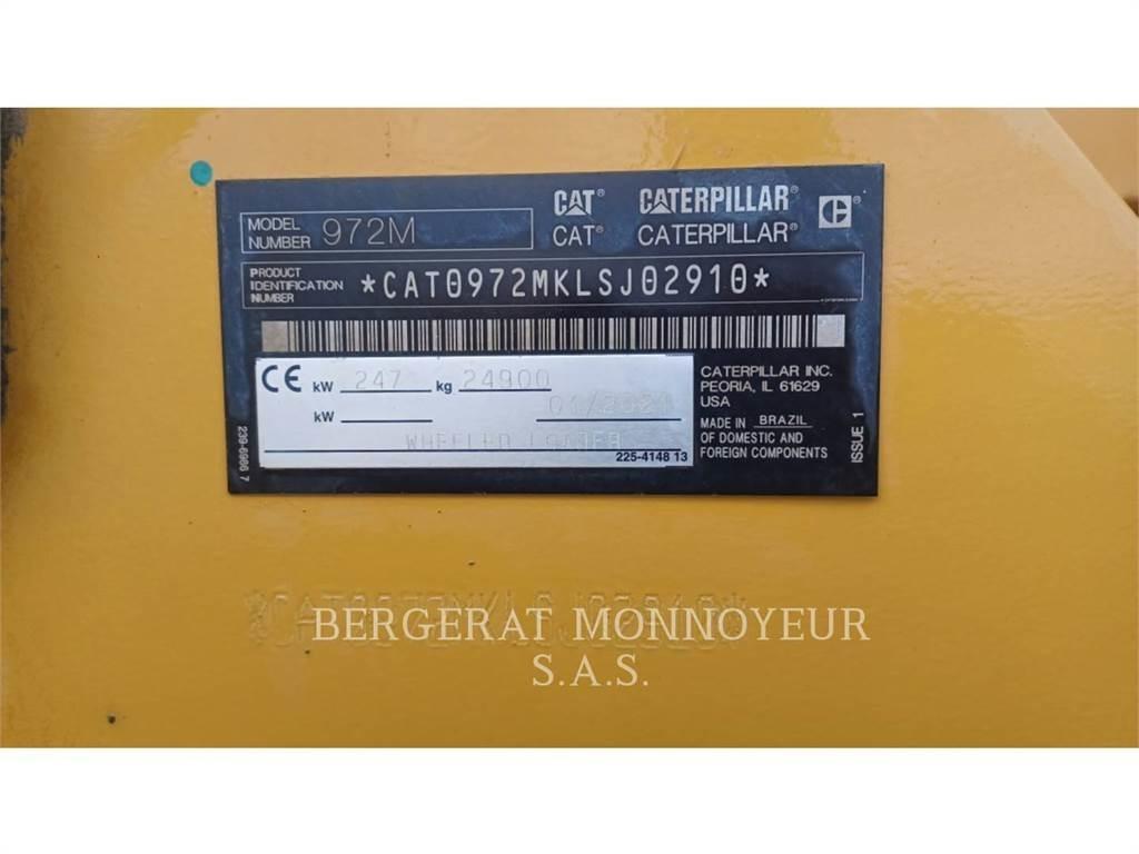 CAT 972M Gumikerekes homlokrakodók