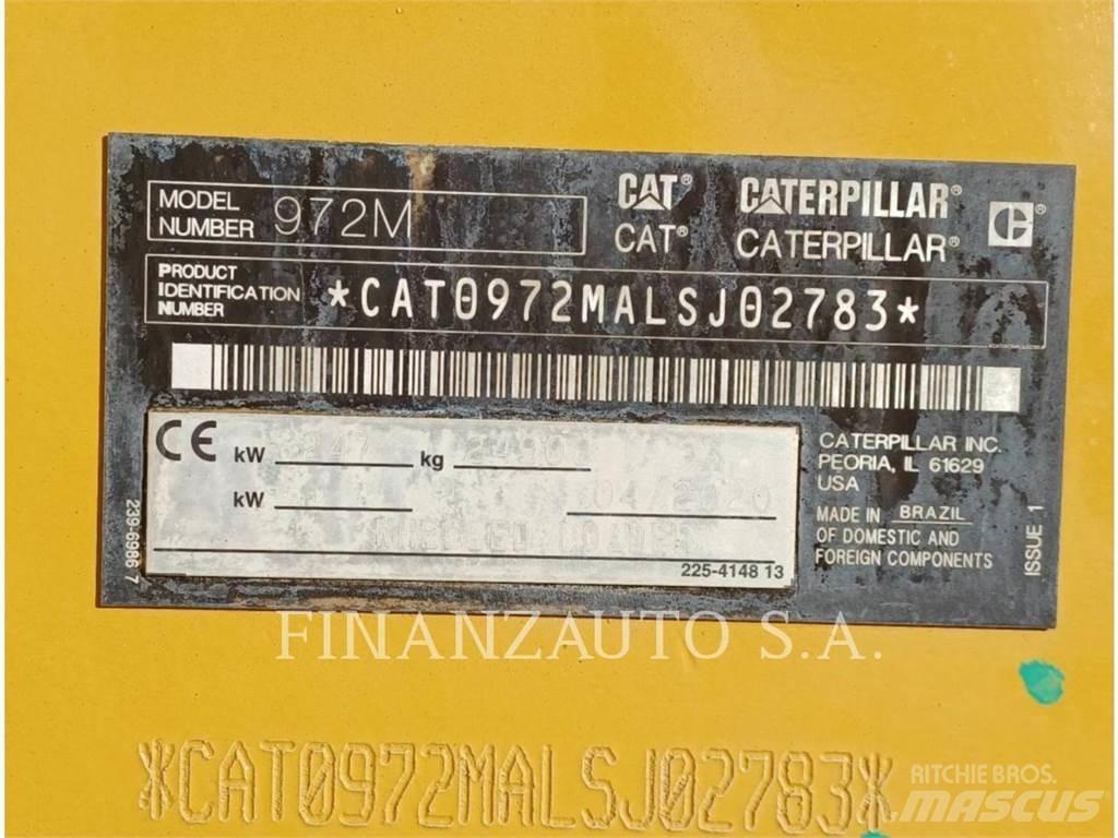 CAT 972M Gumikerekes homlokrakodók