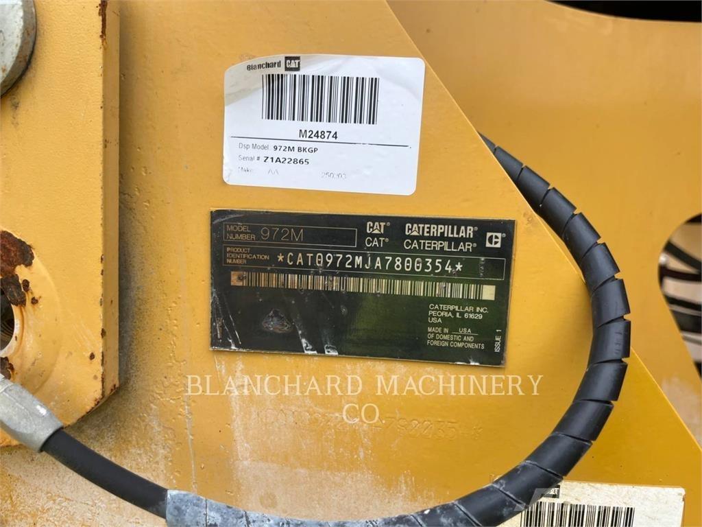 CAT 972M Gumikerekes homlokrakodók