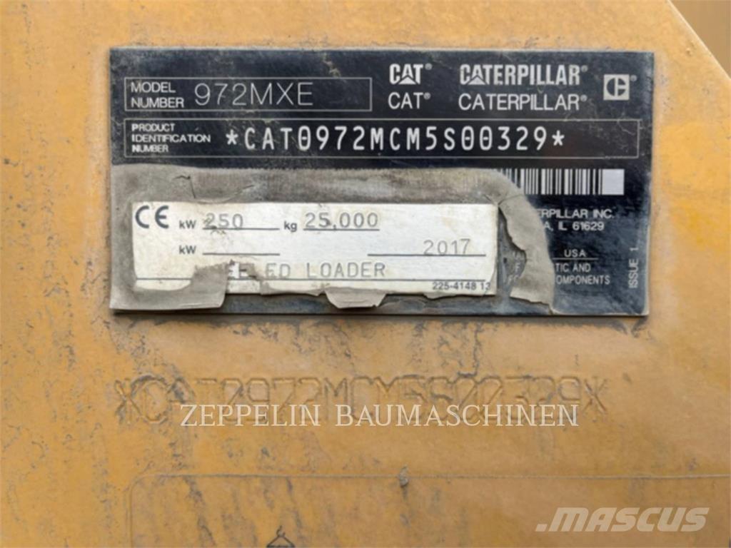 CAT 972MXE Gumikerekes homlokrakodók