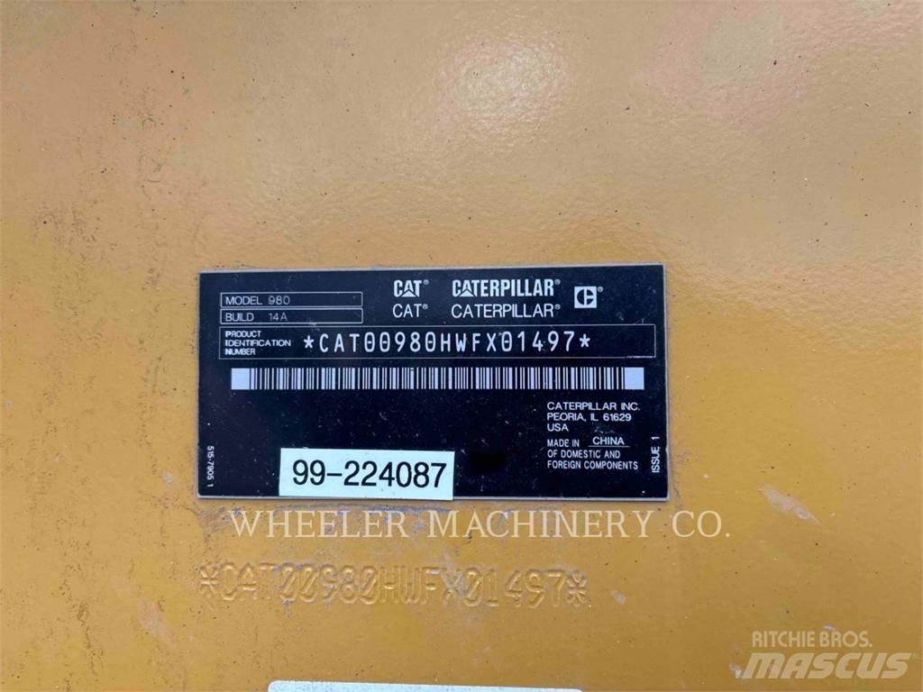 CAT 980 Gumikerekes homlokrakodók