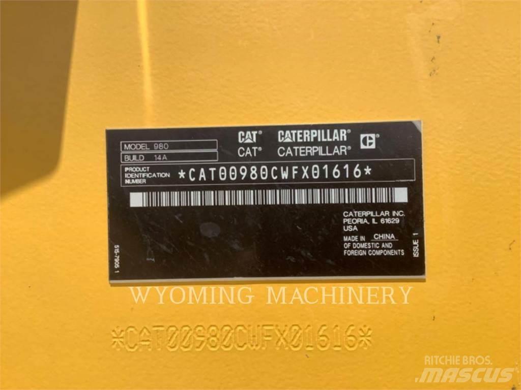 CAT 980 Gumikerekes homlokrakodók