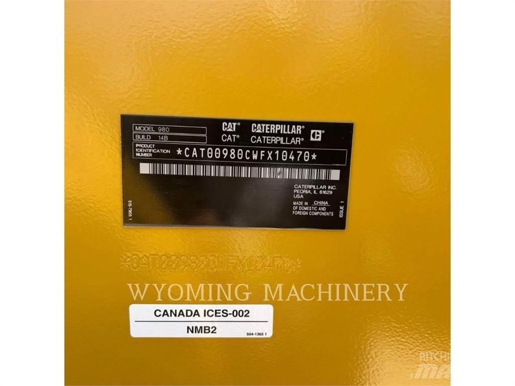 CAT 980 Gumikerekes homlokrakodók