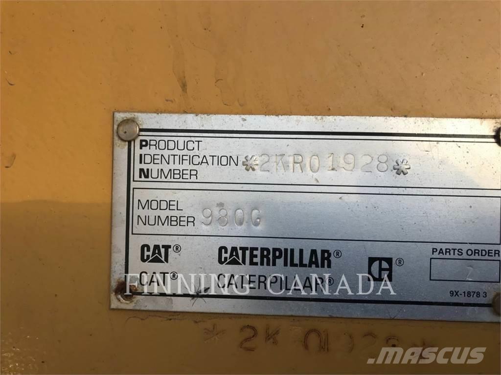 CAT 980G Gumikerekes homlokrakodók