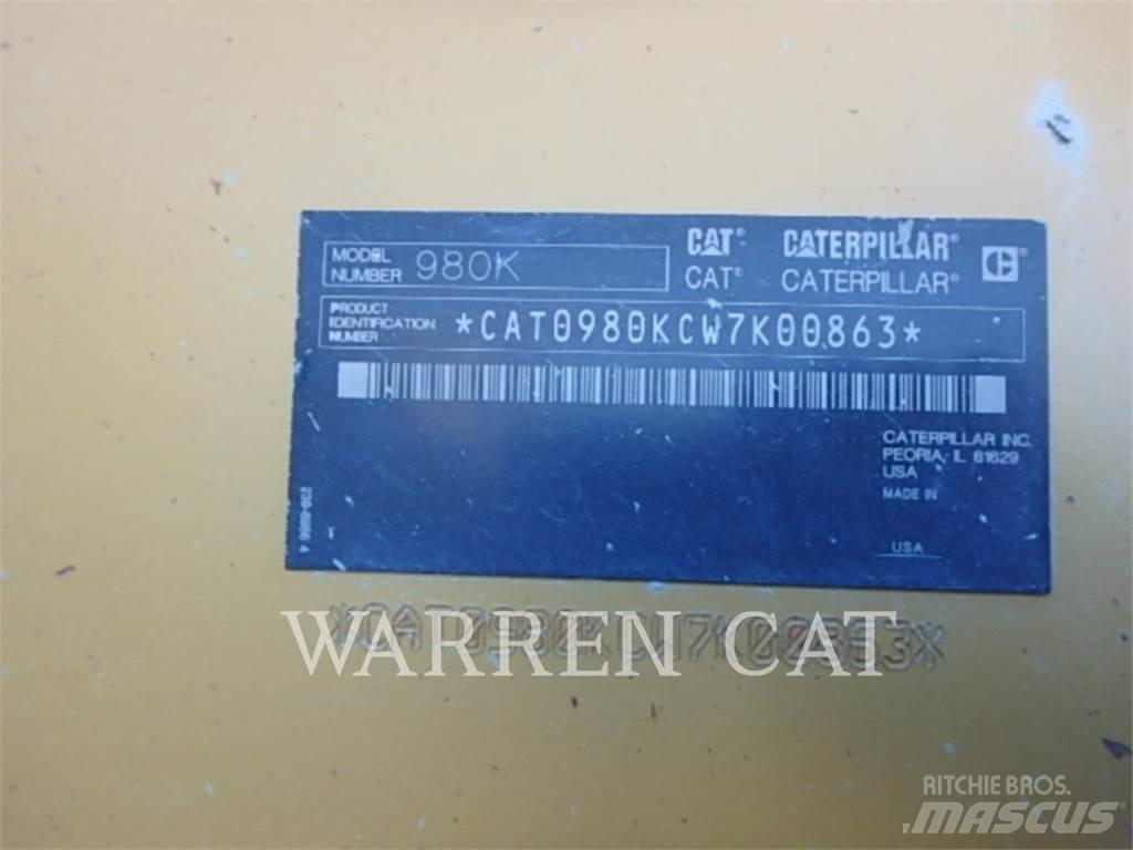 CAT 980K Gumikerekes homlokrakodók