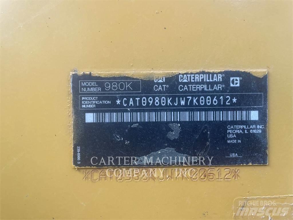 CAT 980K Gumikerekes homlokrakodók