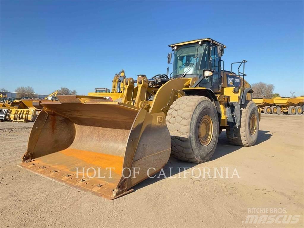 CAT 980M Gumikerekes homlokrakodók