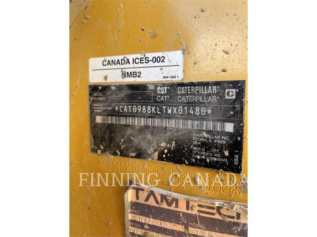 CAT 988K Gumikerekes homlokrakodók