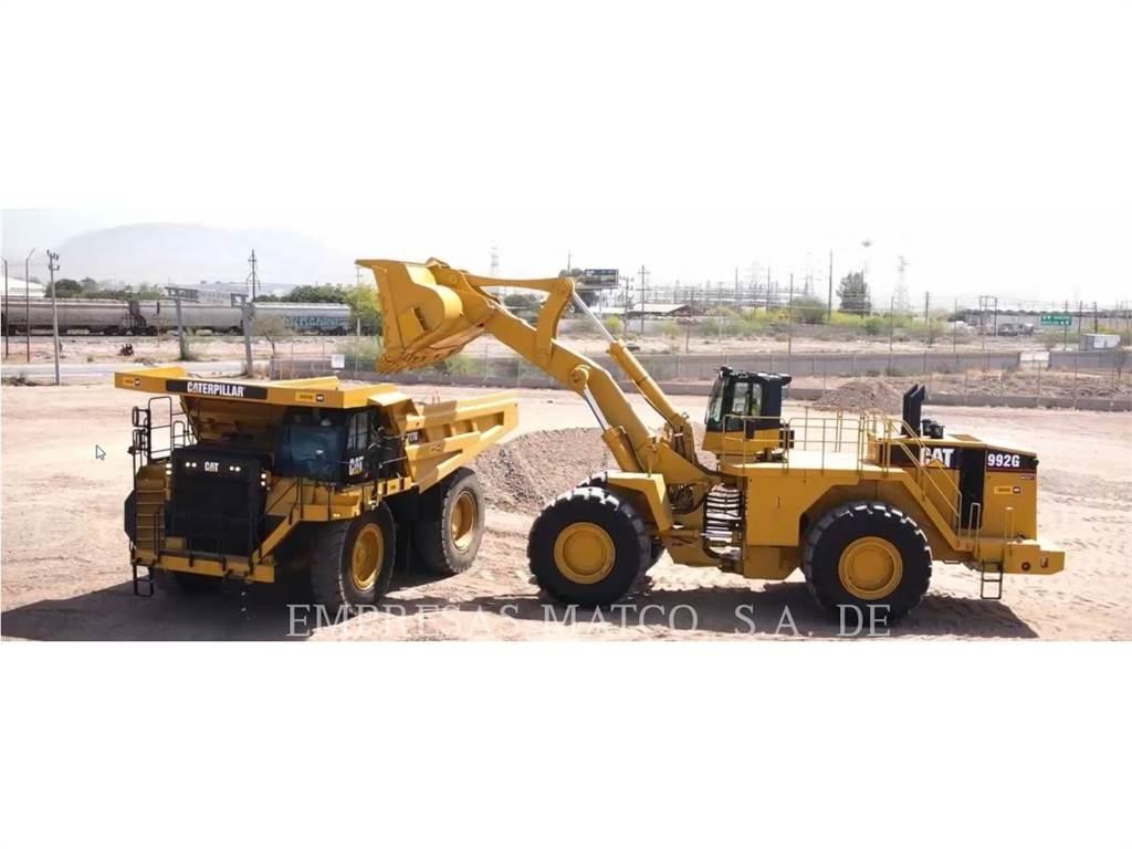 CAT 992G Gumikerekes homlokrakodók
